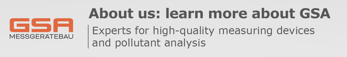 „About us: Learn more about GSA Experts for high-quality measuring devices and pollutant analysis"