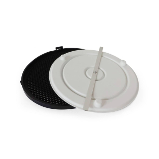Gravikon VC25 cassette Ø 150mm (white), working temperature up to: 120°C-130°C