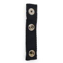 Loop for carrying strap, textile fabric, black (100%...